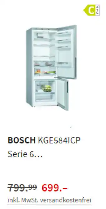 MediaMarkt Bosch KGE584ICP Angebot