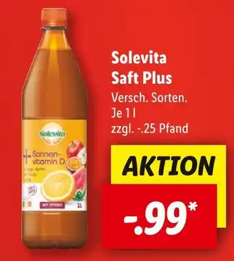 Lidl Solevita saft plus Angebot