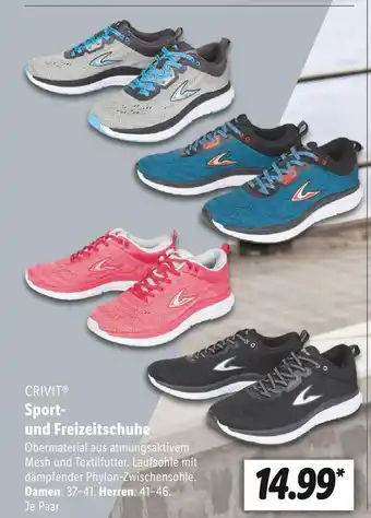 Lidl Crivit sport- und freizeitschuhe Angebot