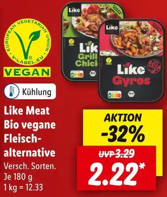 Lidl Like meat bio vegane fleischalternative Angebot