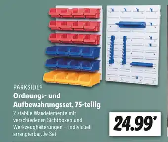 Lidl Parkside ordnungs- und aufbewahrungsset Angebot