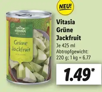 Lidl Vitasia grüne jackfruit Angebot