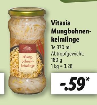 Lidl Vitasia mungbohnenkeimlinge Angebot