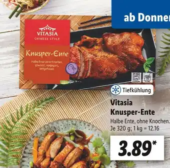 Lidl Vitasia knusper ente Angebot