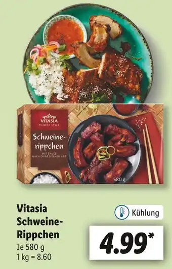 Lidl Vitasia schweine rippchen Angebot