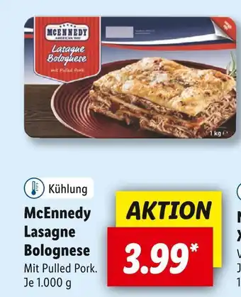 Lidl Mcennedy lasagne bolognese Angebot