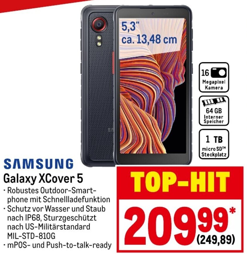 Samsung Galaxy XCover 5 Angebot Bei METRO