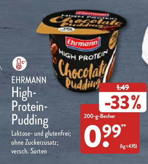 Ehrmann High Protein Pudding 200g Angebot bei Aldi Nord