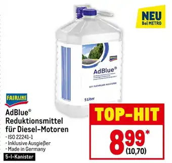 METRO Fairline AdBlue Reduktionsmittel für Diesel Motoren 5 L Kanister Angebot