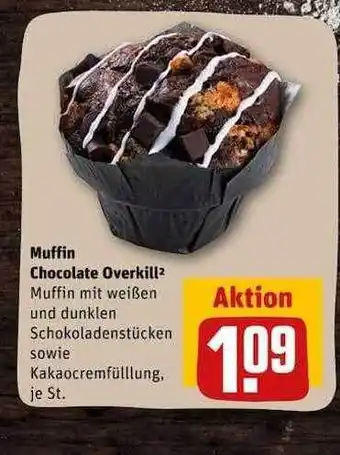 REWE Kaufpark Muffin chocolate overkill Angebot