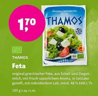 Aleco Biomarkt Thamos feta Angebot