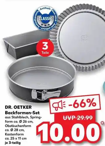 Kaufland Dr oetker backformen-set Angebot