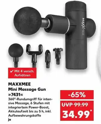 Kaufland Maxxmee mini massage gun 7431 Angebot