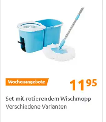 Action Set mit rotierendem Wischmopp Angebot