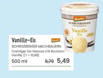 Superbiomarkt Vanille-eis schrozberger milchbauern Angebot