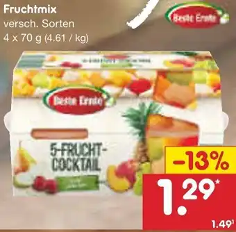 Netto Marken-Discount Beste Ernte Fruchtmix 4x70 g Angebot