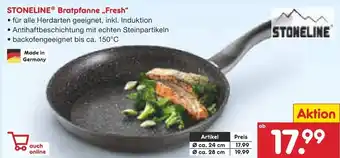 Netto Marken-Discount Stoneline Bratpfanne ,,Fresh" Angebot