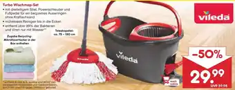 Netto Marken-Discount Vileda Turbo Wischmop Set Angebot