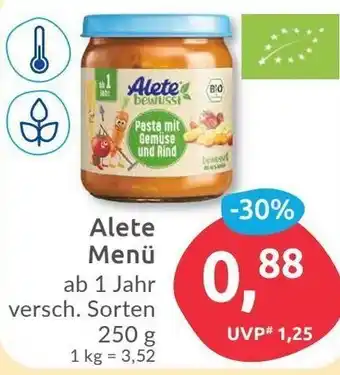 Budni Alete Menü 250 g Angebot