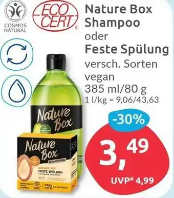 Budni Nature Box Shampoo oder Feste Spülung 385 ml/80 g Angebot