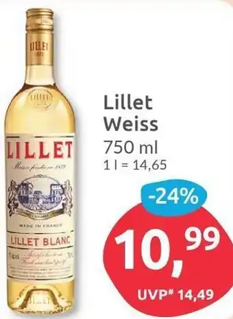 Budni Lillet Weiss 750 ml Angebot