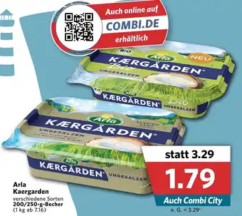 Combi Arla Kaergarden 200-250 g Becher Angebot