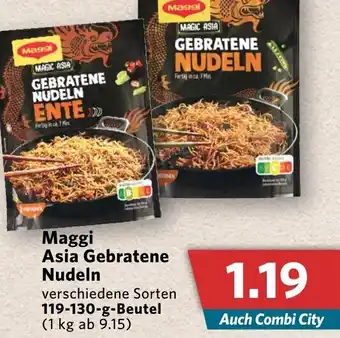 Combi Maggi Asia Gebratene Nudeln 119-130 g Beutel Angebot