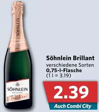 Combi Söhnlein Brillant 0,75 L Flasche Angebot