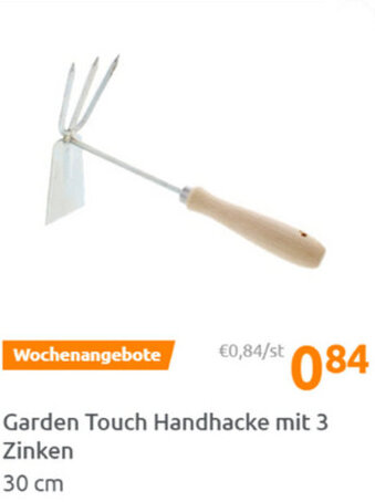 Action Garden Touch Handhacke mit 3 Zinken 30cm Angebot