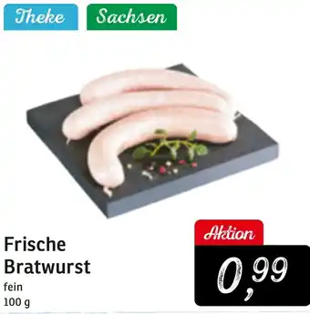 KONSUM Frische Bratwurst 100 g Angebot