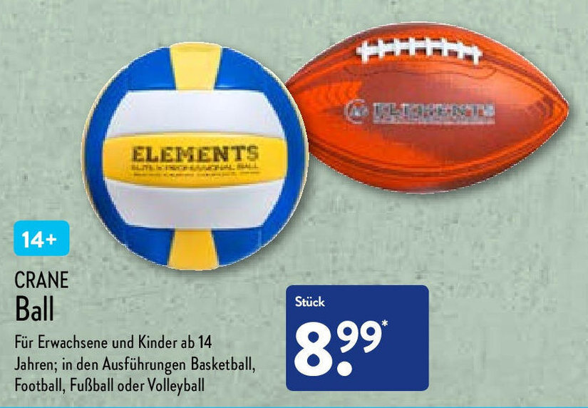 Crane Ball Angebot bei Aldi Nord