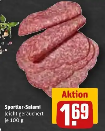 REWE Sportler Salami 100 g Angebot