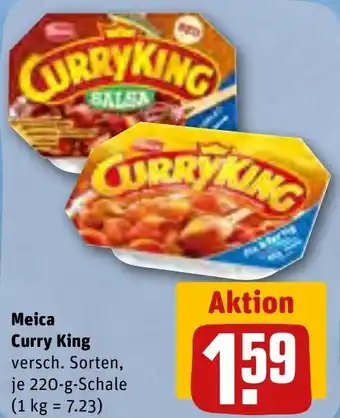 REWE Meica Curry King 220 g Schale Angebot
