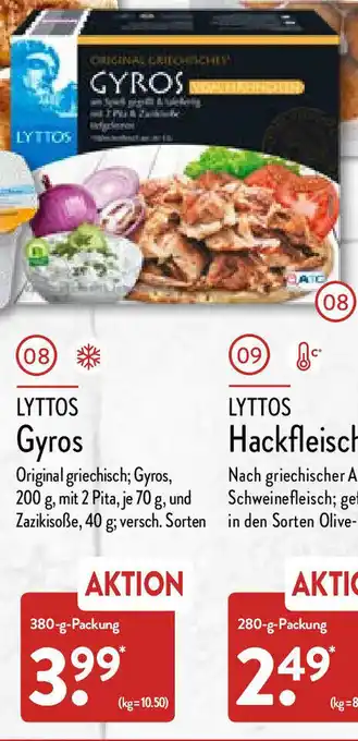 Aldi Nord Lyttos Gyros 380g Angebot