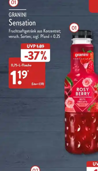 Aldi Nord Granini Sensation 750ml Angebot