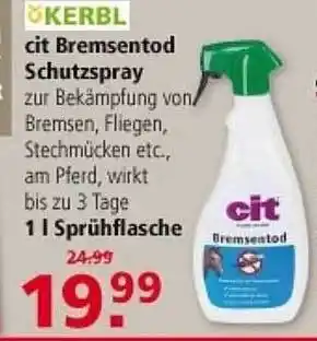 Multi Markt Kerbl cit bremsentod schutzspray Angebot