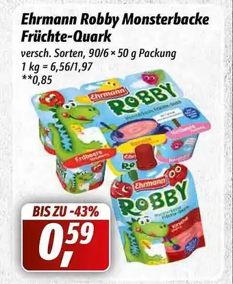 Simmel Ehrmann robby monsterbacke früchte-quark Angebot