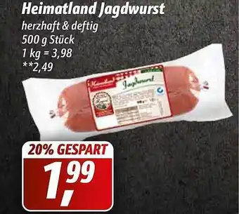 Simmel Heimatland jagdwurst Angebot