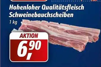 Simmel Hohenloher qualitätsfleisch schweinebauchscheiben Angebot