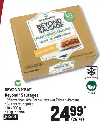 METRO Beyond Meat Beyond Sausages 1kg Angebot