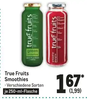 METRO True Fruits Smoothie 250ml Angebot