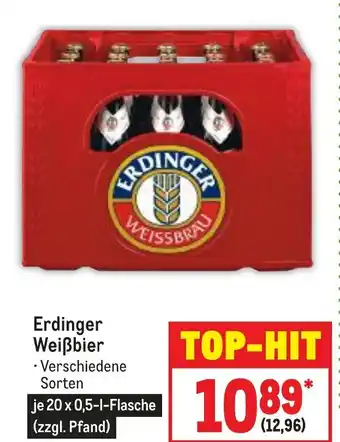 METRO Erdinger Weissbrau Weissbier 20*500ml Angebot