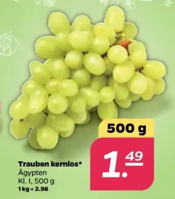 NETTO Trauben kernlos 500g Angebot