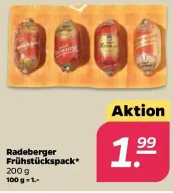 NETTO Radeberger Frühstückspack 200g Angebot