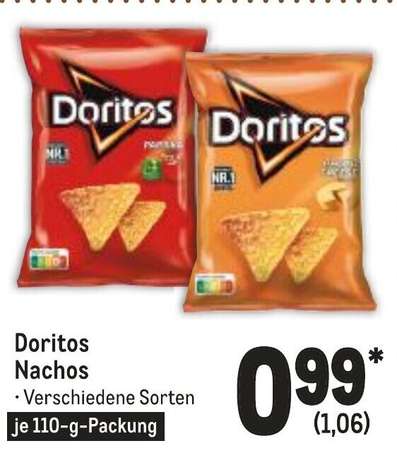 Doritos Nachos 110g Angebot bei METRO
