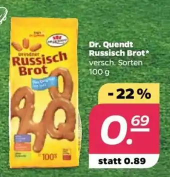 NETTO Dr. Quendt Russisch Brot 100g Angebot