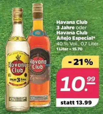 NETTO Havana Club 3 Jahre, Havana Club Añejo Especial 0,7L Angebot