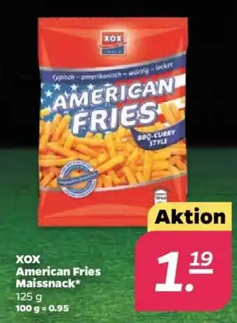 NETTO XOX American Fries Maissnack 125g Angebot