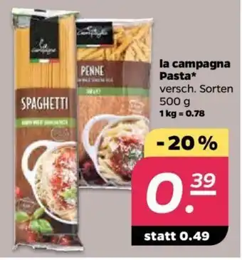 NETTO La Campagna Pasta 500g Angebot