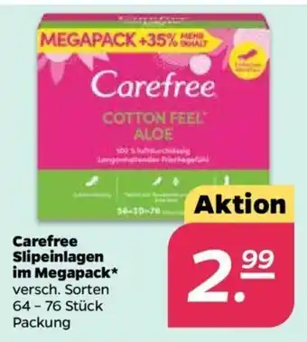 NETTO Carefree Slipeinlagen im Megapack Angebot